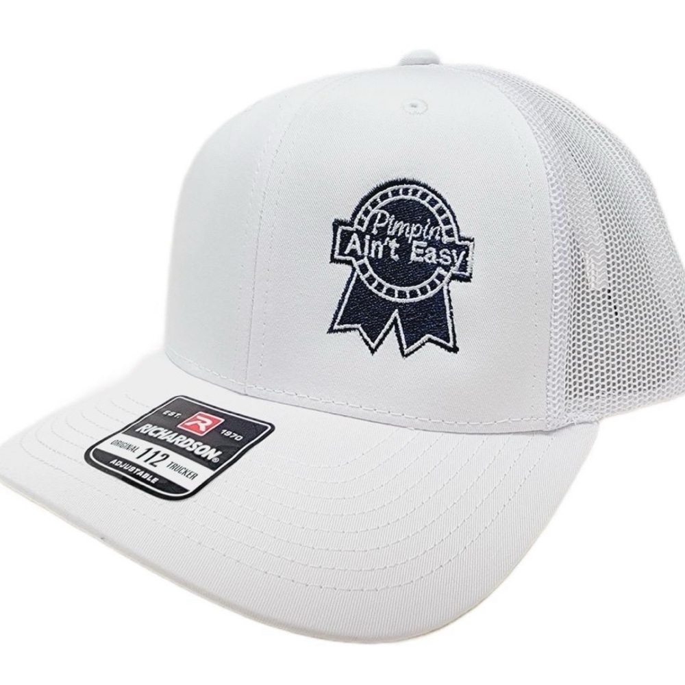 Pimpin Ain’t Easy High Quality Direct Embroidered Curved Bill Baseball Cap Hat